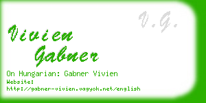 vivien gabner business card